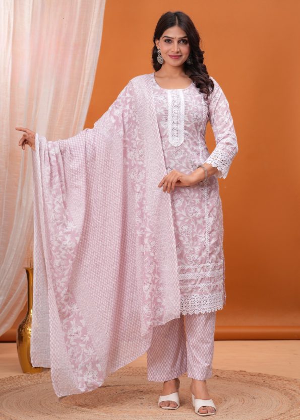 cotton kurti set